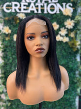 Load image into Gallery viewer, Kinky straight Closure wig