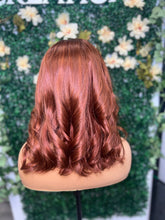 Load image into Gallery viewer, Red ginger lace front wig
