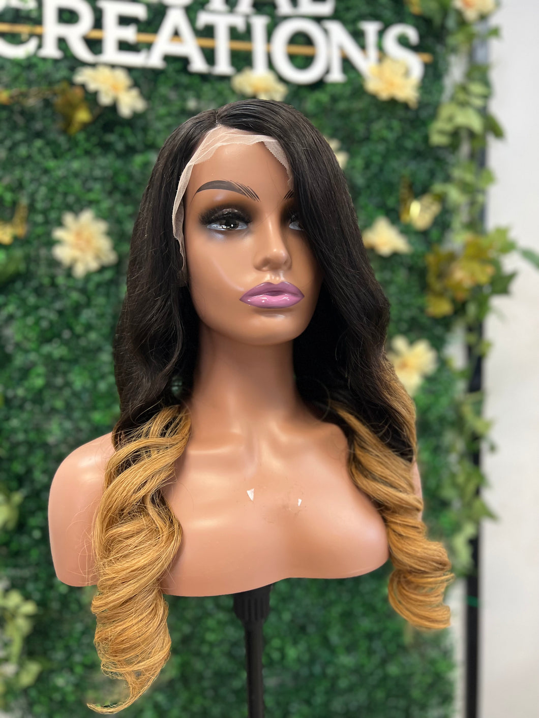 1b/honey blonde ombré wig