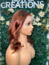 Load image into Gallery viewer, Red ginger lace front wig
