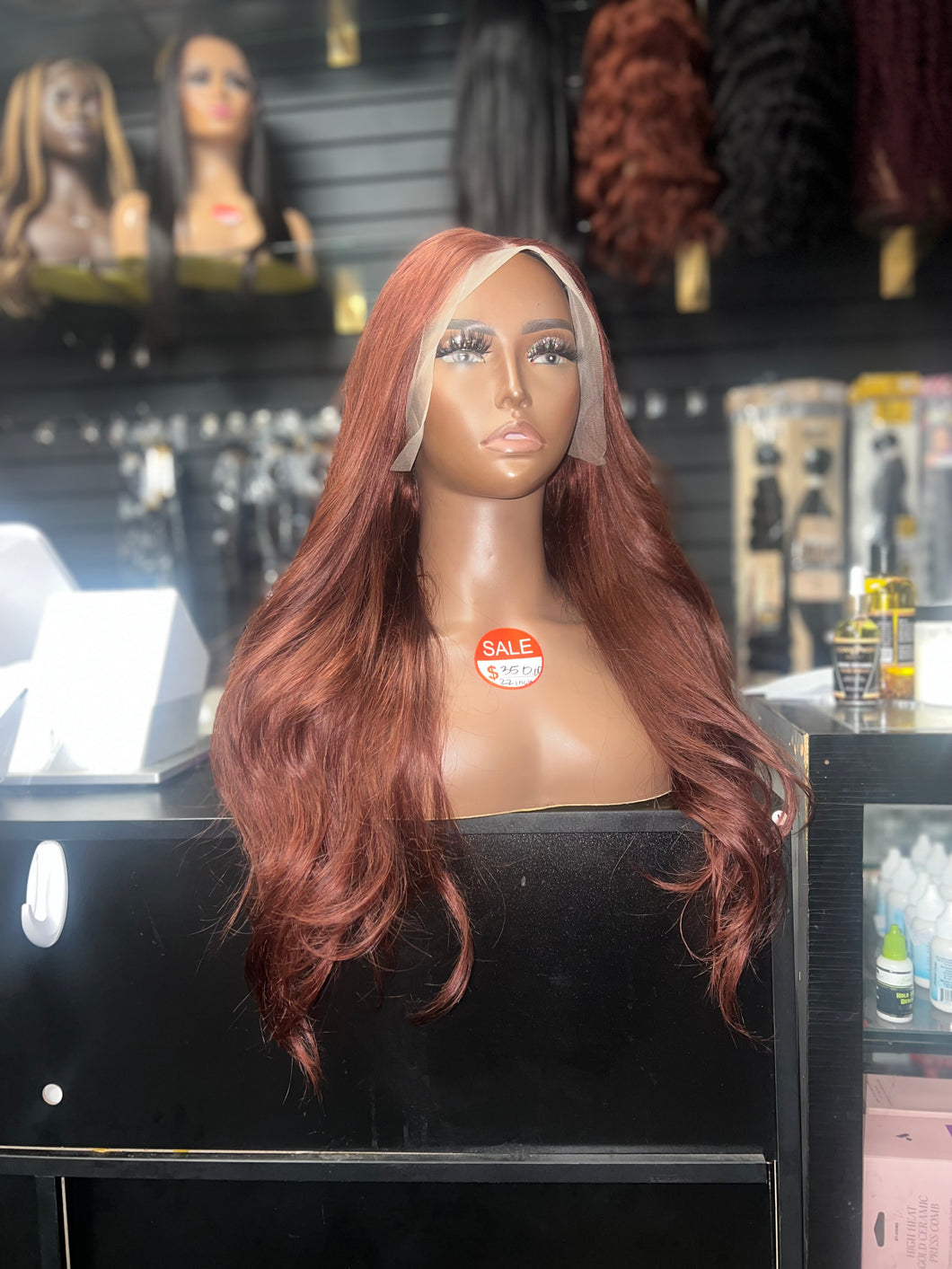 Reddish Brown Lace Frontal Wig