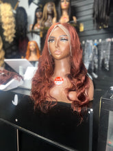 Load image into Gallery viewer, Reddish Brown Lace Frontal Wig
