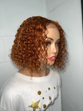 Load image into Gallery viewer, Orange/ Ginger curly bob

