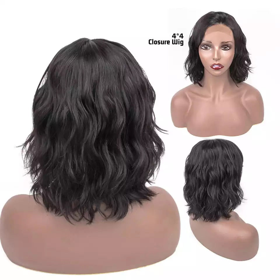 10 inch body wave bob closure wig – Royalcreationshair display picture 1